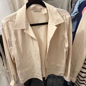 Tommy Bahama Cream Women's Blazer 100% silk M